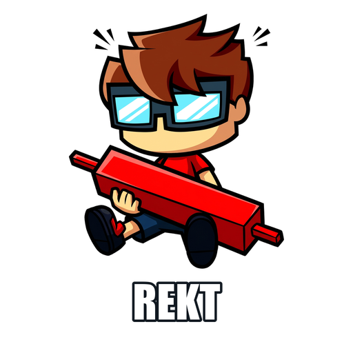 MIDGETS REKT sticker